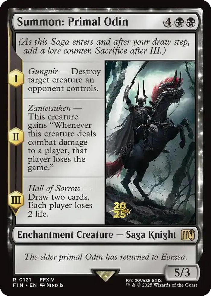 Summon: Primal Odin #121 R - Prerelease Cards Pokemon card
