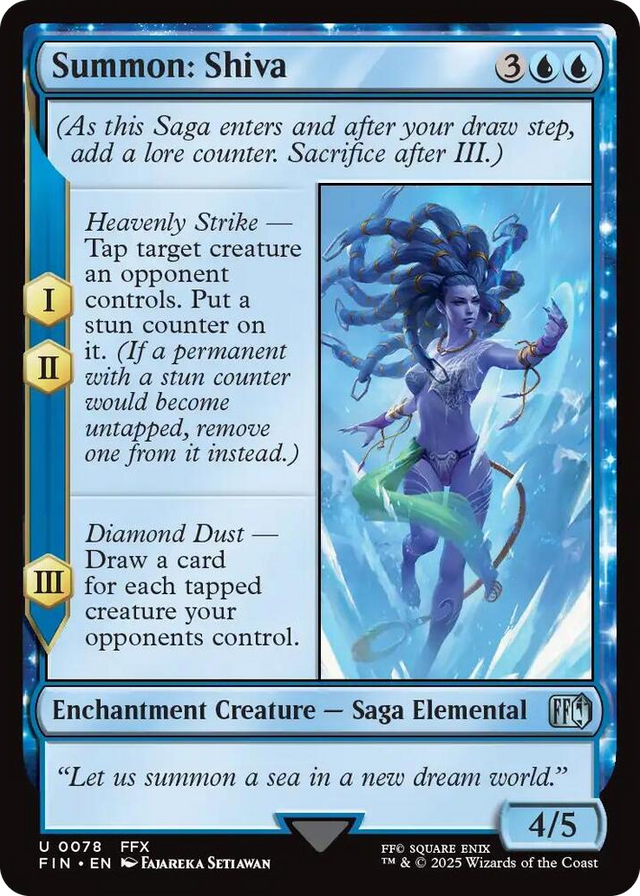 0078 Summon: Shiva U FINAL FANTASY