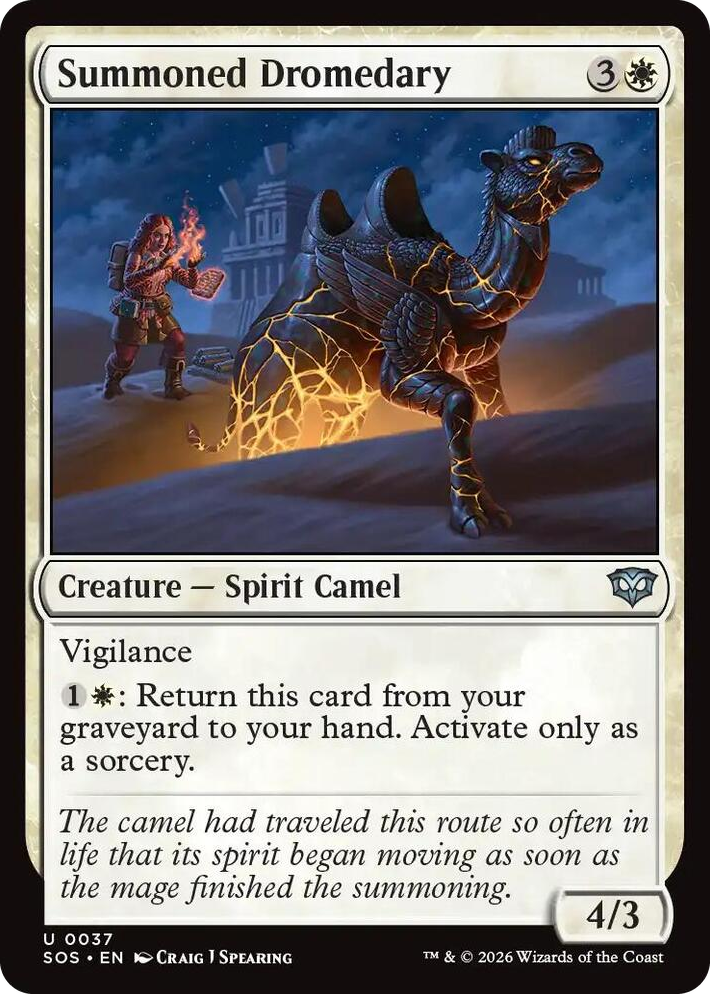 0037 Summoned Dromedary U Secrets of Strixhaven