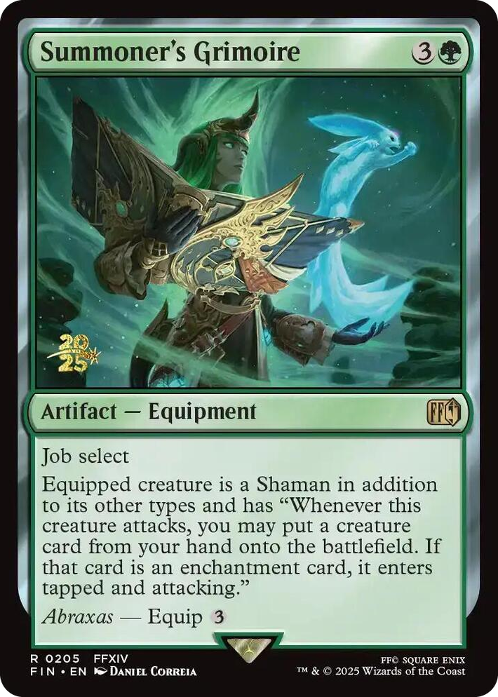 0205 Summoner's Grimoire R Prerelease Cards