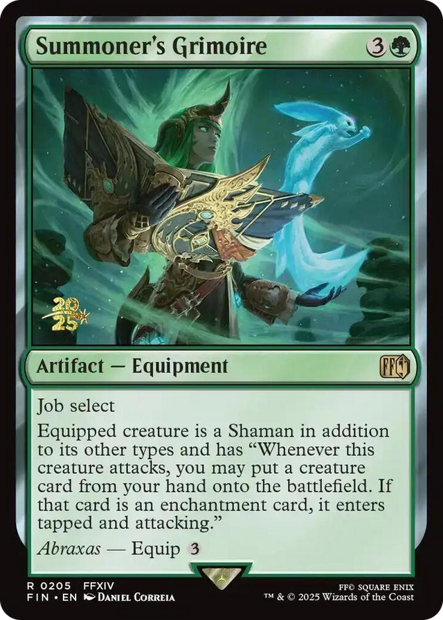 0205 Summoner's Grimoire R Prerelease Cards