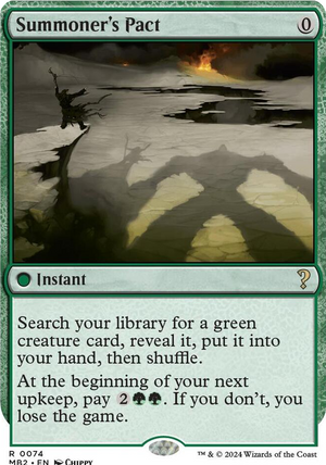 0074 Summoner's Pact (White Border) R Mystery Booster 2