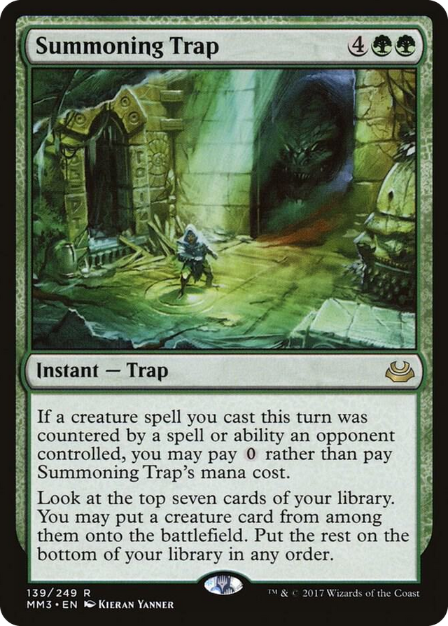 0139 Summoning Trap R Modern Masters 2017