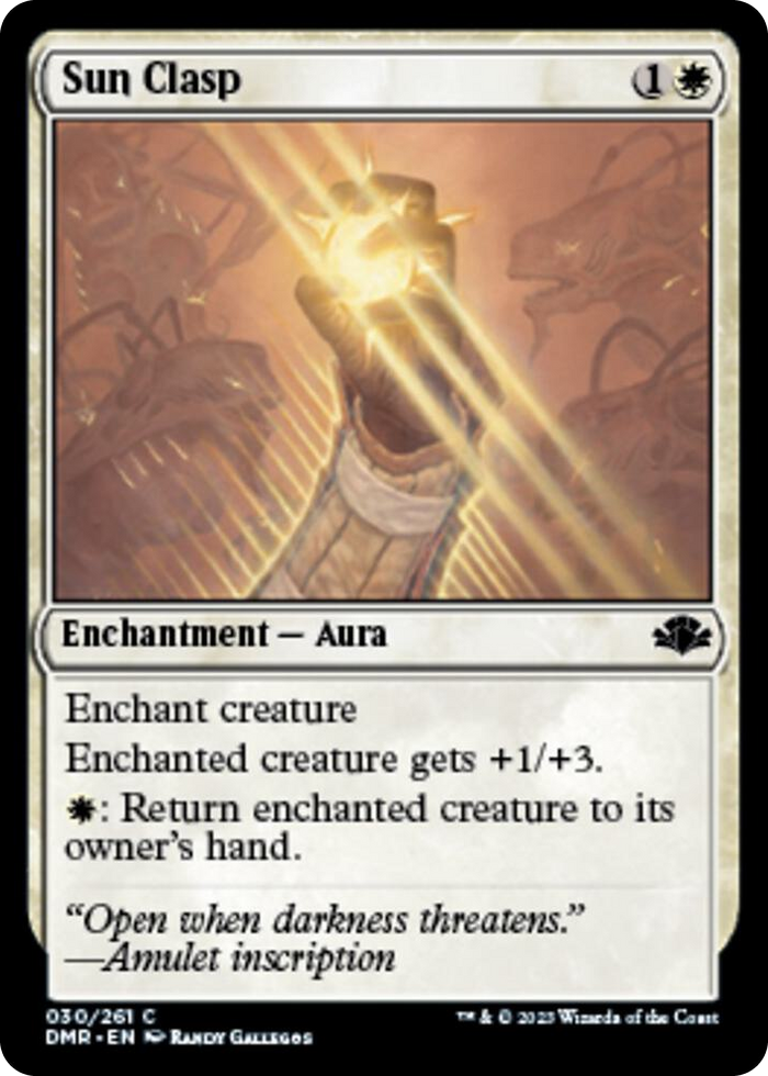 Sun Clasp #30 C - Dominaria Remastered Pokemon card