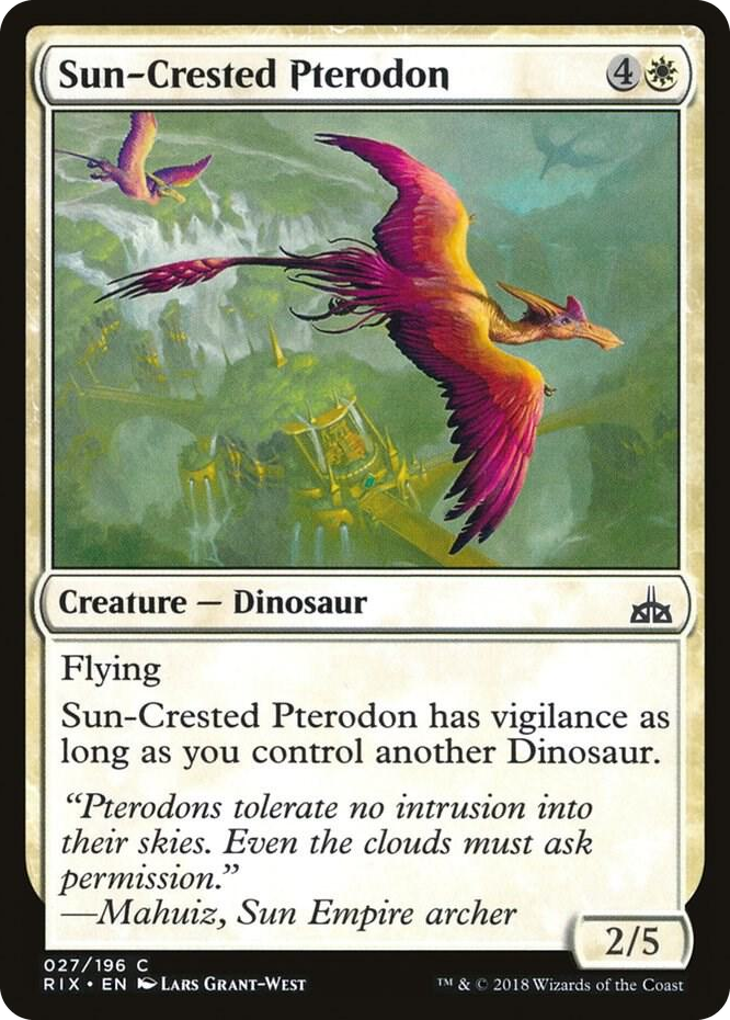 0027 Sun-Crested Pterodon C Rivals of Ixalan