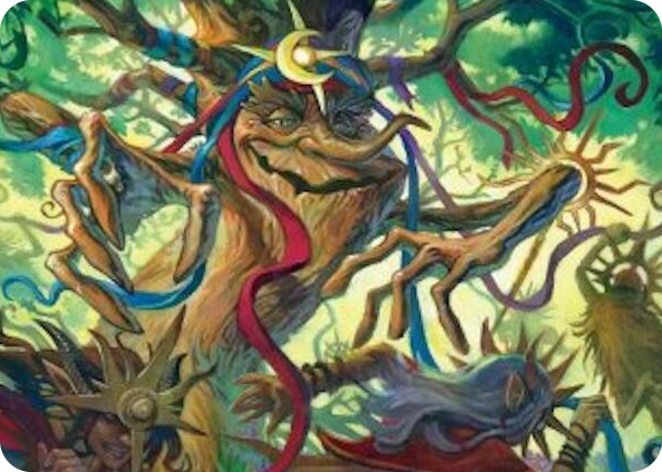 0005 Sun-Dappled Celebrant Art Card S Art Series: Lorwyn Eclipsed