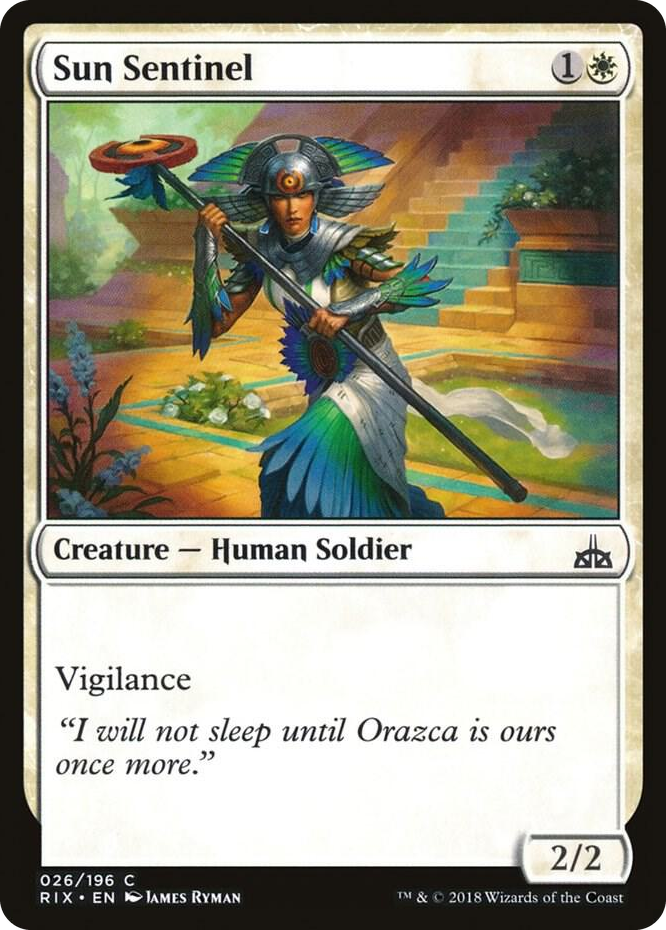 0026 Sun Sentinel C Rivals of Ixalan
