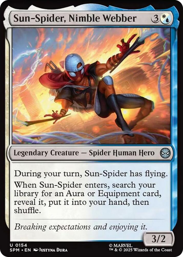 0154 Sun-Spider, Nimble Webber U Marvel's Spider-Man
