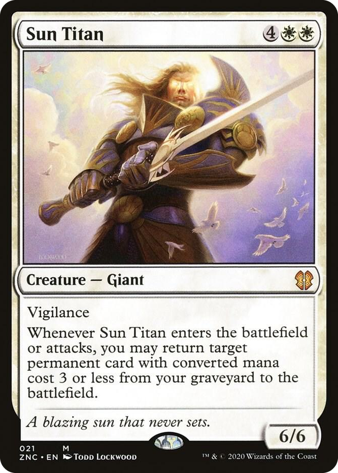 0021 Sun Titan M Commander: Zendikar Rising