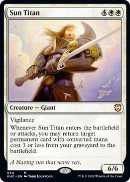 0034 Sun Titan M Commander: Kaldheim