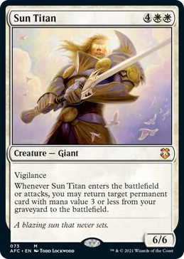 0073 Sun Titan M Commander: Adventures in the Forgotten Realms