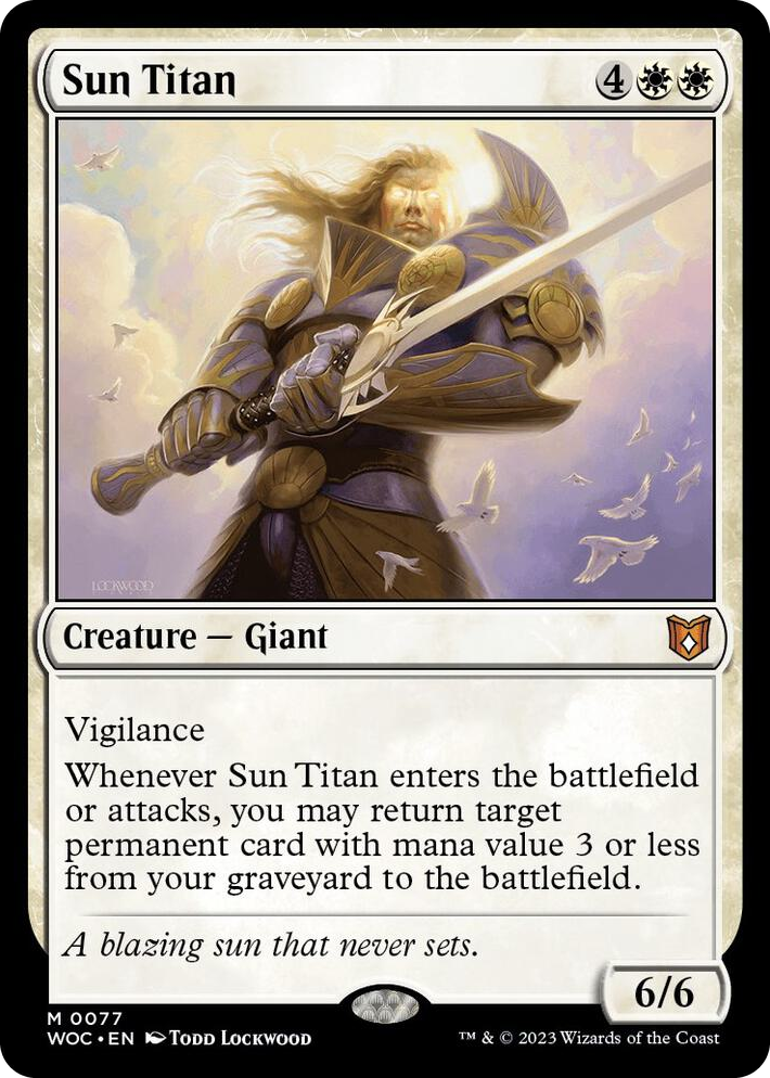 0077 Sun Titan M Commander: Wilds of Eldraine