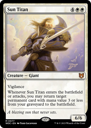 0077 Sun Titan M Commander: Wilds of Eldraine