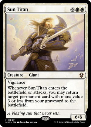 0087 Sun Titan M Commander: Murders at Karlov Manor