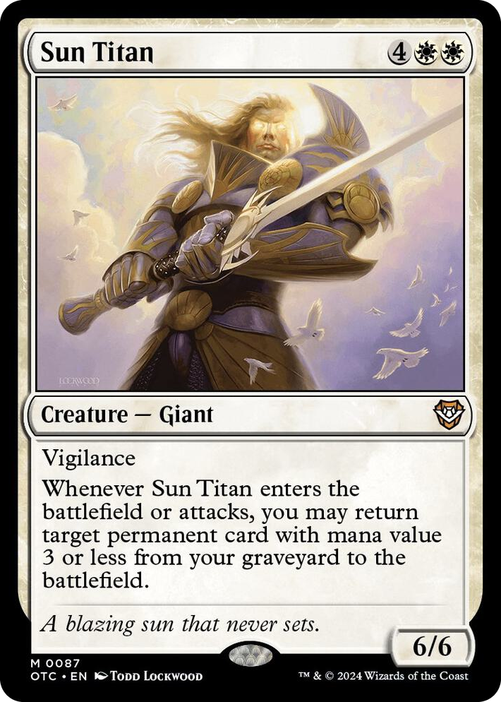 0087 Sun Titan M Commander: Outlaws of Thunder Junction