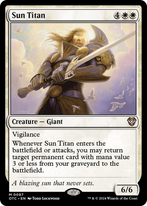 0087 Sun Titan M Commander: Outlaws of Thunder Junction