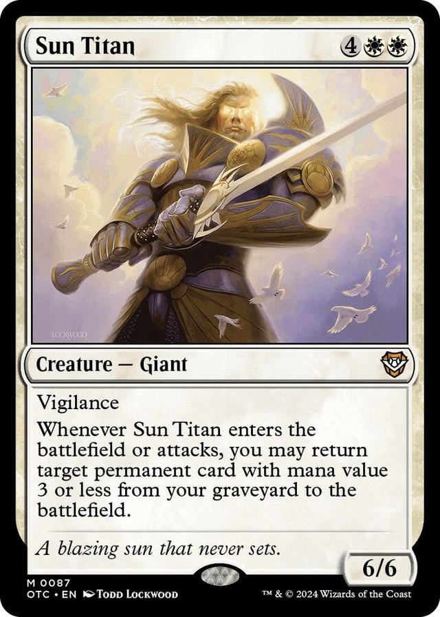 0087 Sun Titan M Commander: Outlaws of Thunder Junction