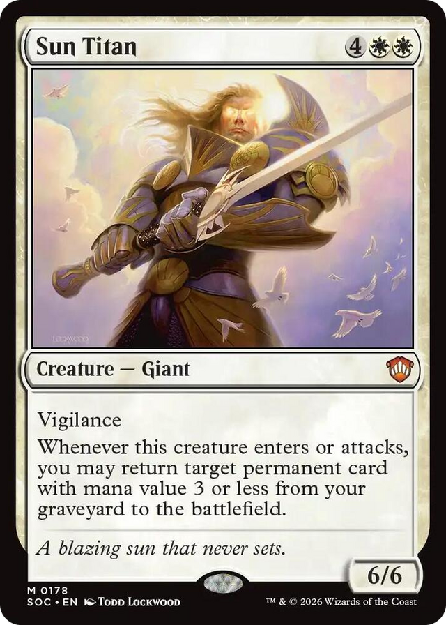 0178 Sun Titan M Commander: Secrets of Strixhaven