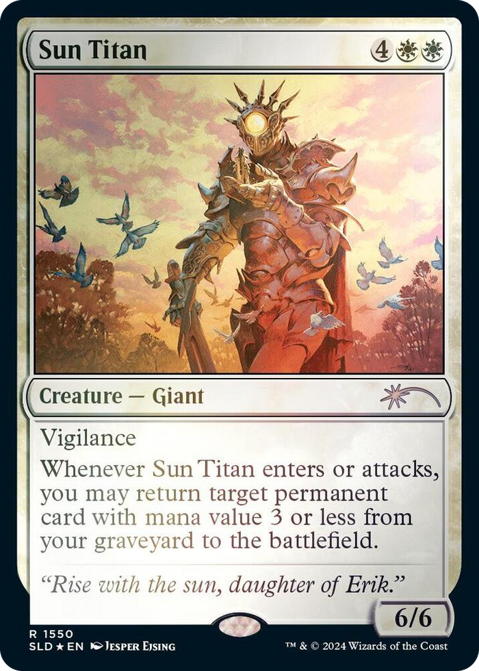 Sun Titan (Rainbow Foil) #1550 R - Secret Lair Drop Series Pokemon card