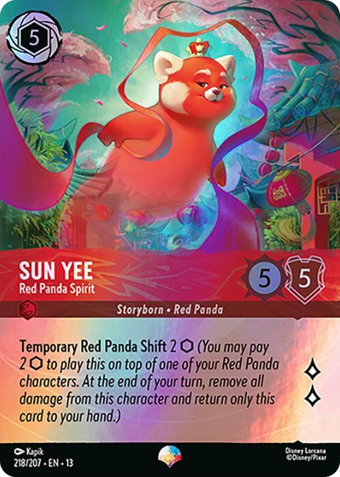 Sun Yee - Red Panda Spirit (Epic) #218 Epic - Attack of the Vine! Pokemon card