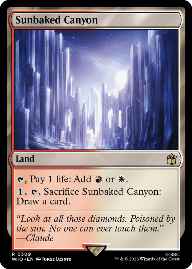 0309 Sunbaked Canyon R Universes Beyond: Doctor Who