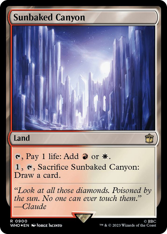 0900 Sunbaked Canyon (Surge Foil) R Universes Beyond: Doctor Who