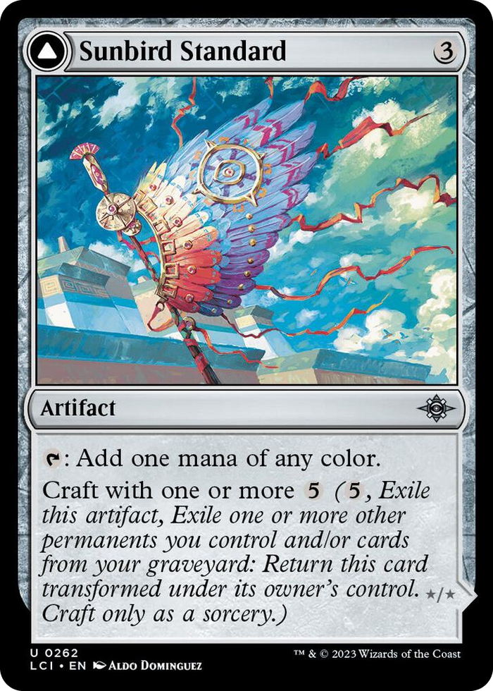Sunbird Standard #262 U - The Lost Caverns of Ixalan Pokemon card