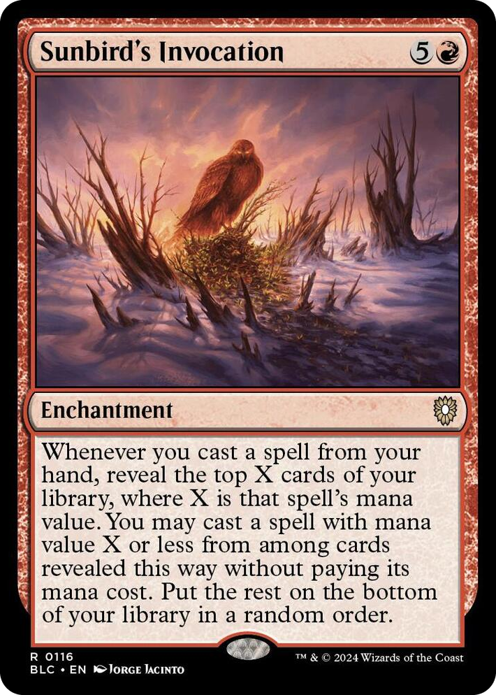 0116 Sunbird's Invocation R Commander: Bloomburrow