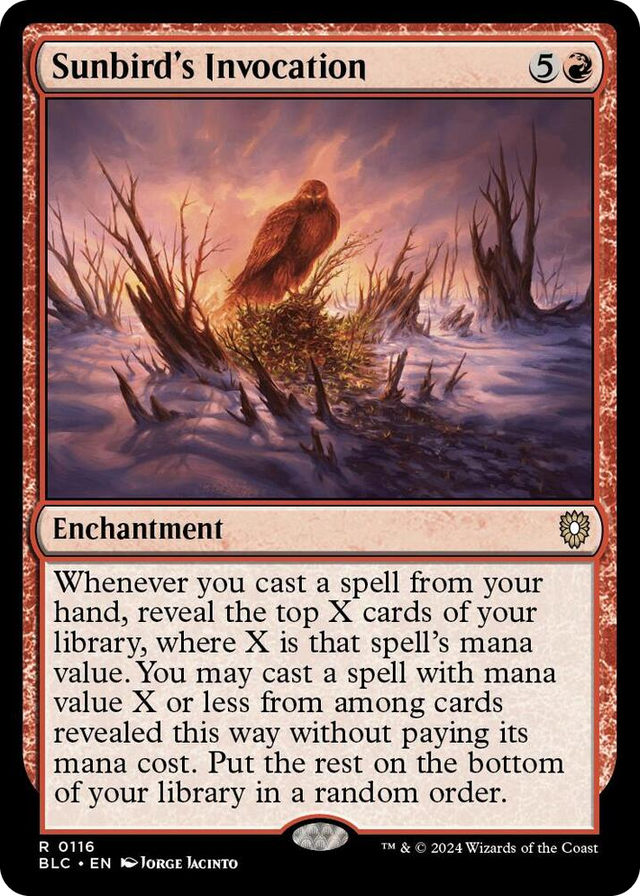 0116 Sunbird's Invocation R Commander: Bloomburrow