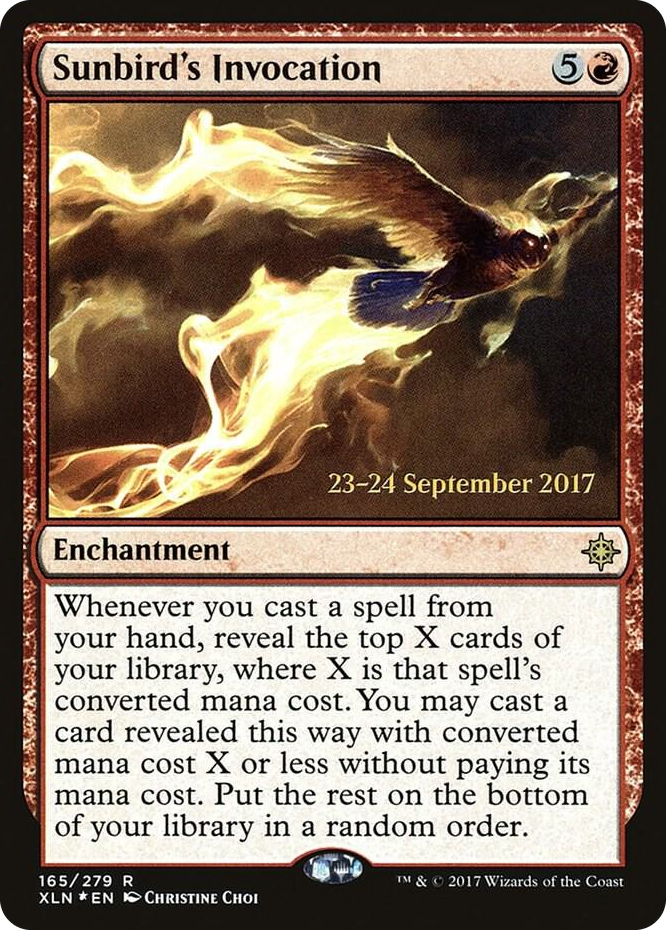Sunbird's Invocation #165 R - Prerelease Cards Pokemon card