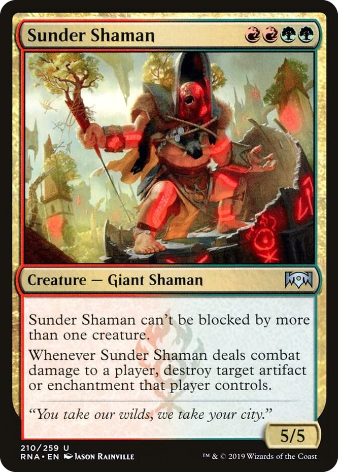 0210 Sunder Shaman U Ravnica Allegiance