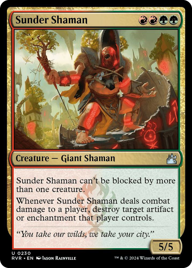 0230 Sunder Shaman U Ravnica Remastered