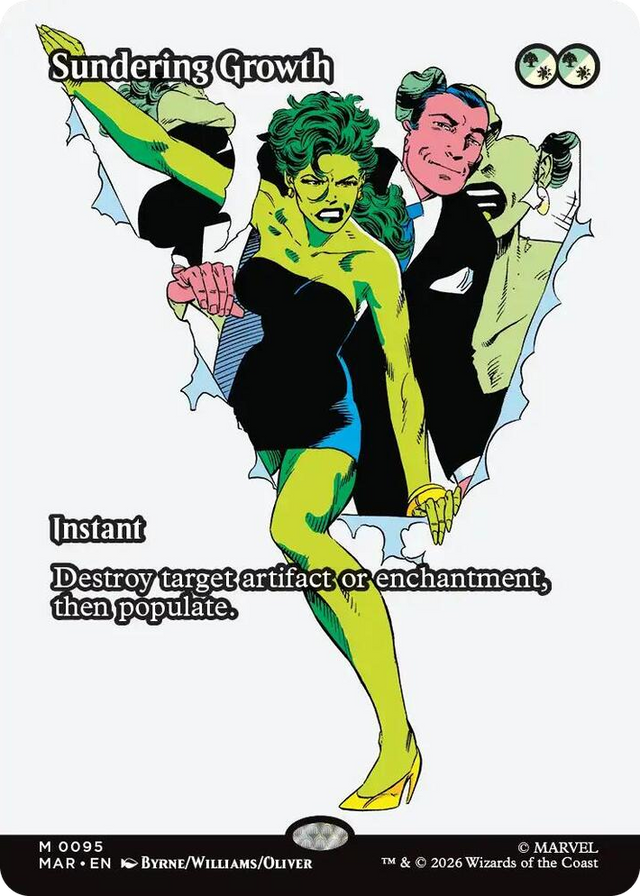 0095 Sundering Growth (Borderless) M Marvel Universe Eternal-Legal