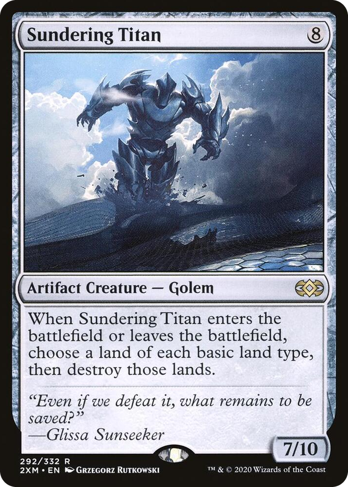 0292 Sundering Titan R Double Masters