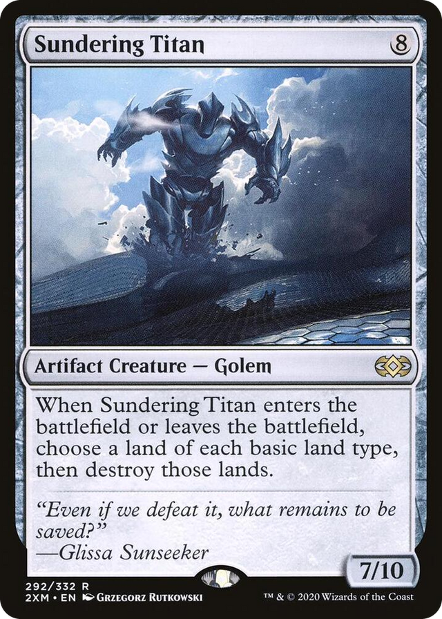 0292 Sundering Titan R Double Masters