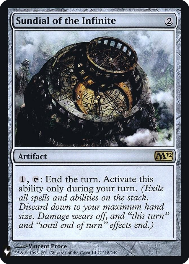 0218 Sundial of the Infinite R The List Reprints