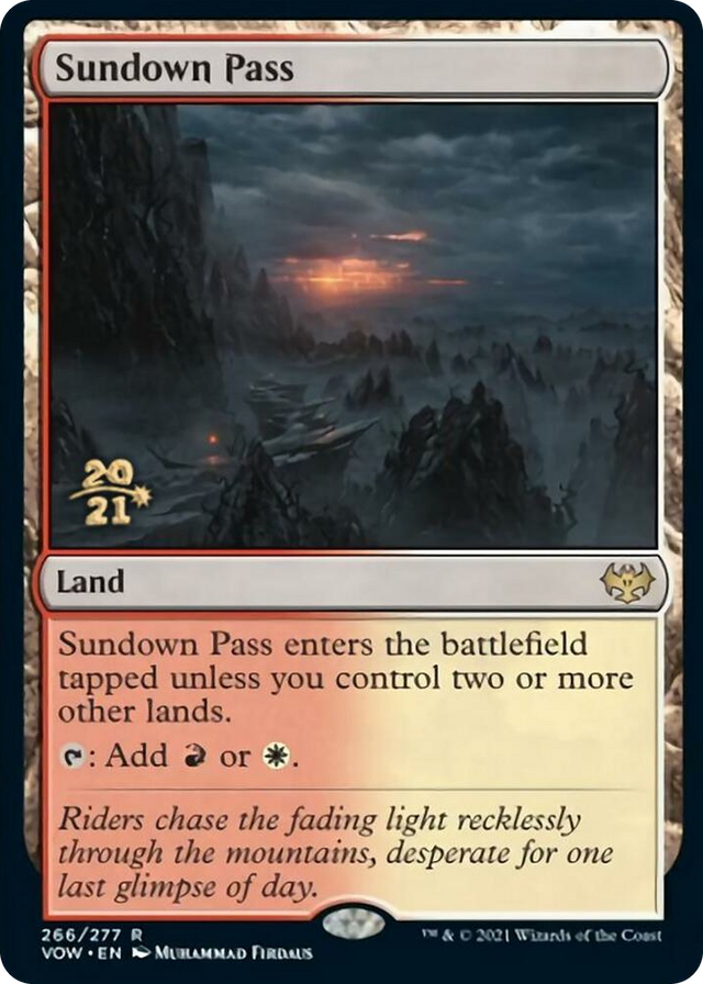 0266 Sundown Pass R Prerelease Cards
