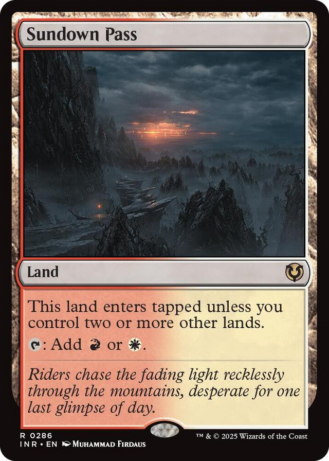 0286 Sundown Pass R Innistrad Remastered