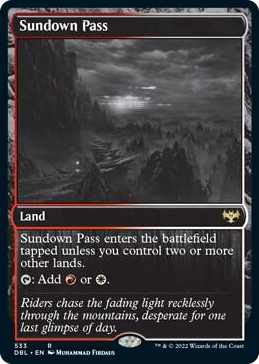 0533 Sundown Pass R Innistrad: Double Feature