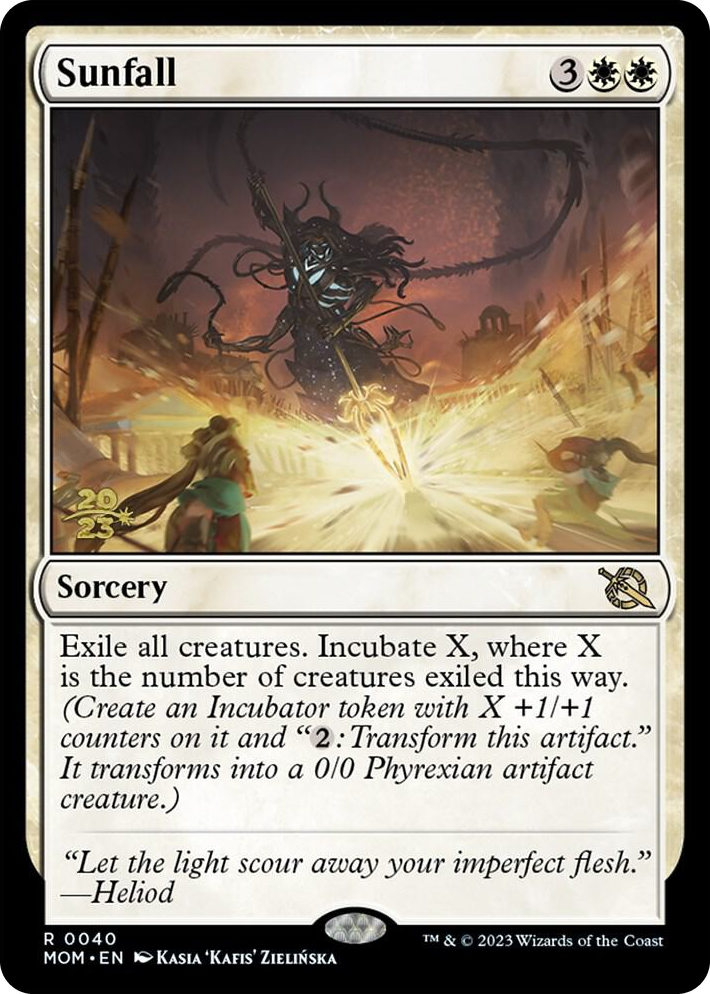 0040 Sunfall R Prerelease Cards