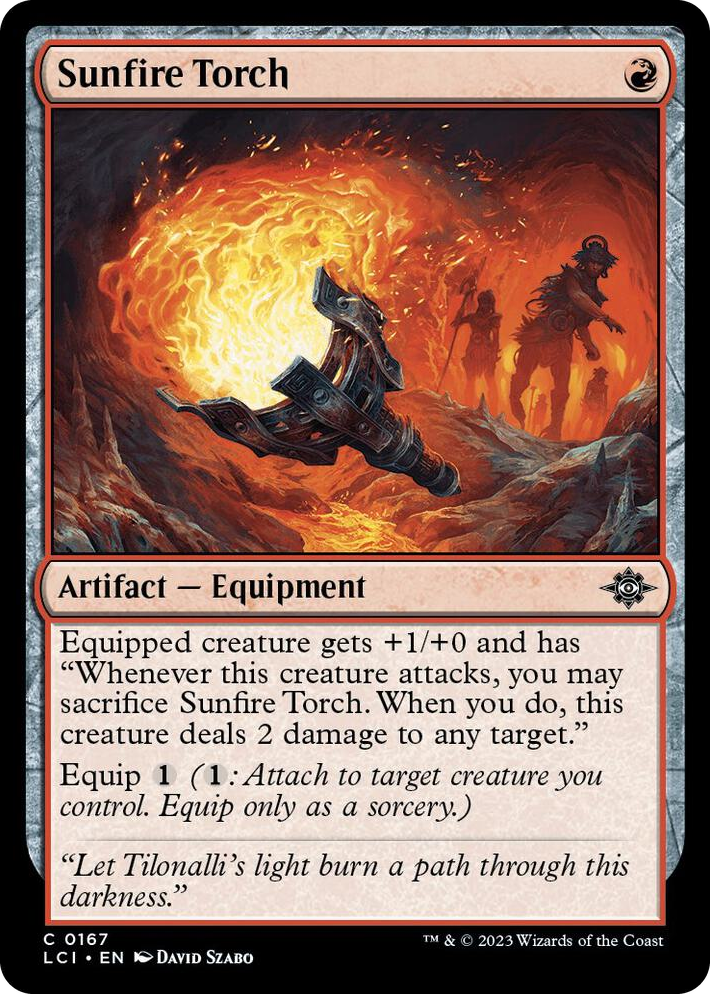 0167 Sunfire Torch C The Lost Caverns of Ixalan