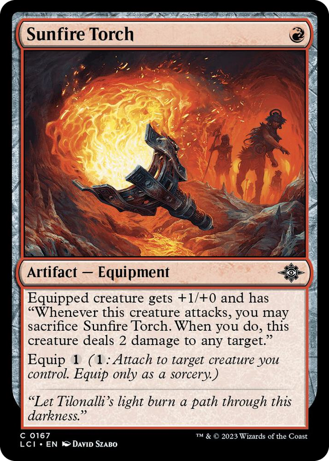 0167 Sunfire Torch C The Lost Caverns of Ixalan