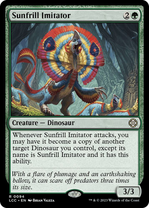 0094 Sunfrill Imitator R Commander: The Lost Caverns of Ixalan