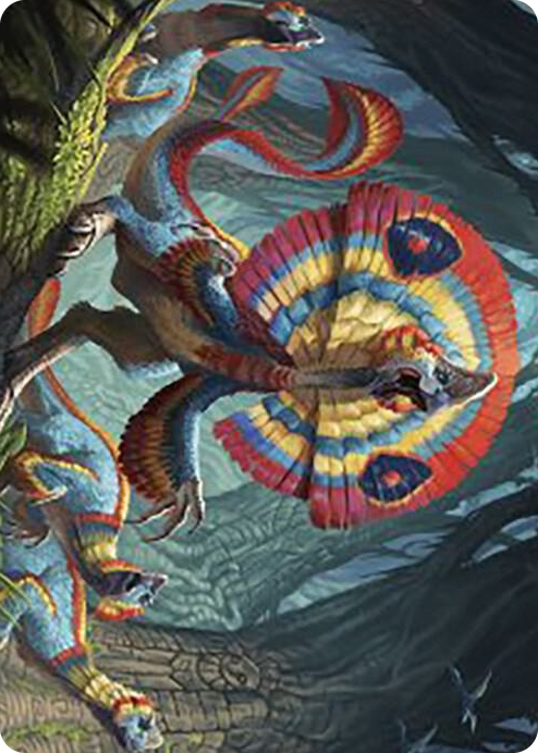 Sunfrill Imitator Art Card #78 S - Art Series: The Lost Caverns of Ixalan Pokemon card