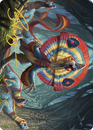0078 Sunfrill Imitator Art Card (Gold-Stamped Signature) S Art Series: The Lost Caverns of Ixalan