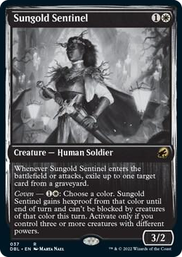 0037 Sungold Sentinel R Innistrad: Double Feature
