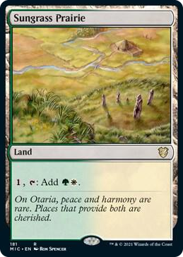 0181 Sungrass Prairie R Commander: Innistrad: Midnight Hunt
