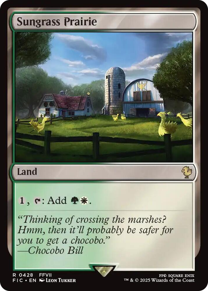 0428 Sungrass Prairie R Commander: FINAL FANTASY