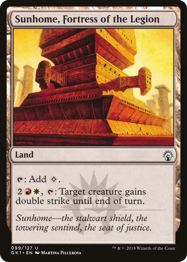 0099 Sunhome, Fortress of the Legion U Guilds of Ravnica: Guild Kits