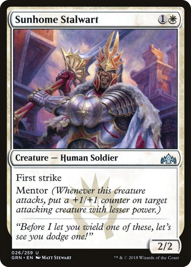 0026 Sunhome Stalwart U Guilds of Ravnica